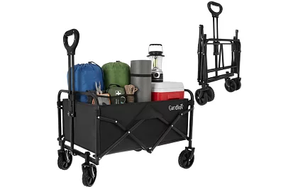 Wózek transportowy na plażę składany 90 l – nośność 100 kg