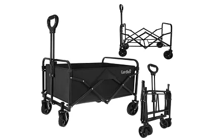 Wózek transportowy na plażę składany 90 l – nośność 100 kg