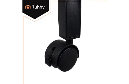 Podwójny wieszak na ubrania na kółkach