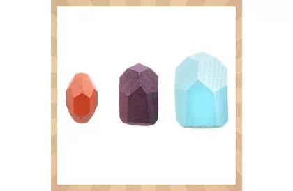 Drewniane klocki – zestaw 16 wytrzymałych klocków dla dzieci