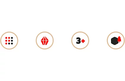 Drewniane klocki – zestaw 16 wytrzymałych klocków dla dzieci