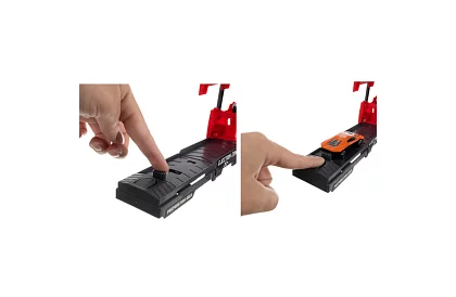 Ciężarówka z przyczepą do transportu pojazdów + 6 samochodów