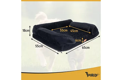 Ortopedyczny legowisko 65 × 55 × 18 cm – S