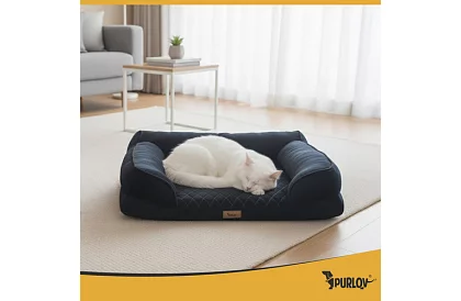 Ortopedyczny legowisko 65 × 55 × 18 cm – S