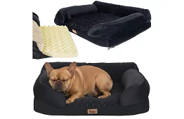 Ortopedyczny legowisko 65 × 55 × 18 cm – S