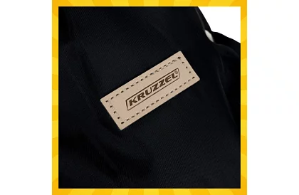 Czarny rękawnik - ciepłe rękawice na wózek