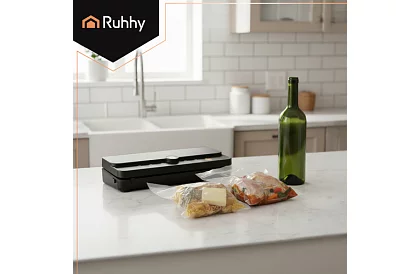 Zgrzewarka próżniowa do folii z wagą – 80 kPa, 110 W + akcesoria