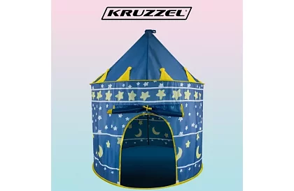 Namiot dziecięcy – niebieski dla księżniczki