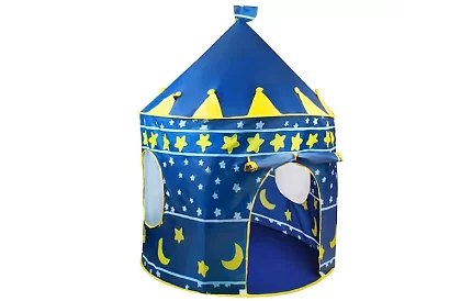 Namiot dziecięcy – niebieski dla księżniczki