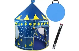 Namiot dziecięcy – niebieski dla księżniczki