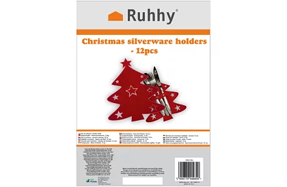 Kieszeń na sztućce na Boże Narodzenie – serwetki 12 szt.