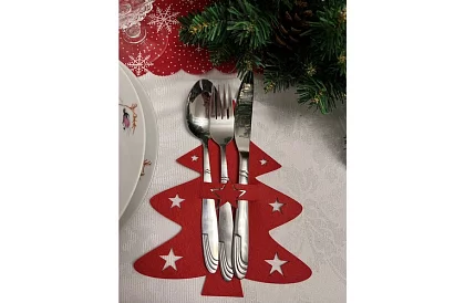 Kieszeń na sztućce na Boże Narodzenie – serwetki 12 szt.