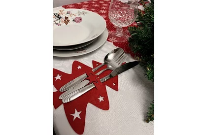 Kieszeń na sztućce na Boże Narodzenie – serwetki 12 szt.