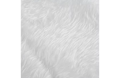 Podkładka pod choinkę – 120 cm, biała skóra