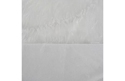 Podkładka pod choinkę – 120 cm, biała skóra