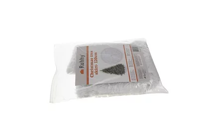 Podkładka pod choinkę – 120 cm, biała skóra