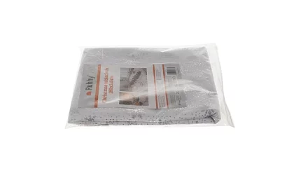 Obrus z płatków śniegu 180 x 140 cm – białosrebrny