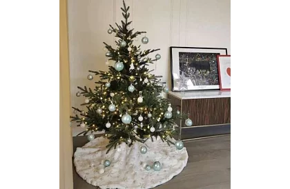 Podkładka pod choinkę z wzorem – 120 cm