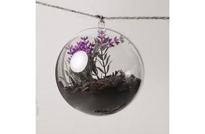 Bańki akrylowe do dekoracji, napełnienia - średnica 10 cm, 5 szt.