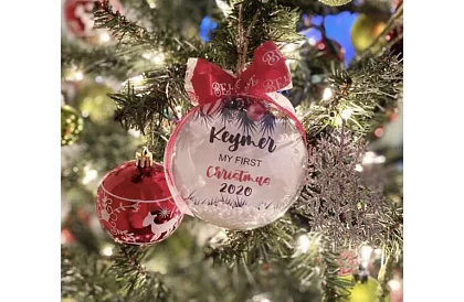 Bańki akrylowe do dekoracji, napełnienia - średnica 10 cm, 5 szt.