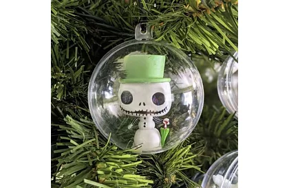 Bańki akrylowe do dekoracji, napełnienia - średnica 10 cm, 5 szt.