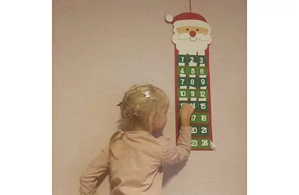 Wiszący kalendarz adwentowy