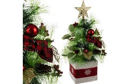 Udekorowana sztuczna choinka – 45 cm