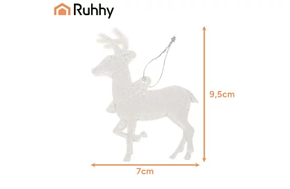 Ozdoby świąteczne – zestaw 9 reniferów