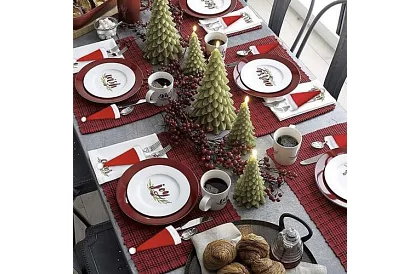 Kieszeń na sztućce na Boże Narodzenie – zestaw 12 szt.