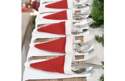 Kieszeń na sztućce na Boże Narodzenie – zestaw 12 szt.