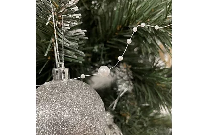 Dekoracje świąteczne – łańcuch z perłami 5 metrów