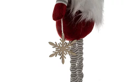 Świąteczny krasnal z czapką – teleskopowy 50-82 cm