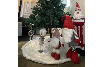 Świąteczny krasnal z czapką – teleskopowy 50-82 cm