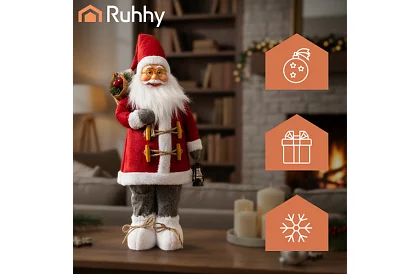 Figurka - postać Świętego Mikołaja – 45 cm