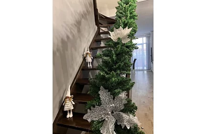 Wielkanocna srebrna wróżka z skrzydłami – 40 cm