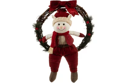 Wieniec świąteczny na drzwi ELF – 36 × 55 cm