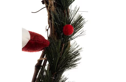 Wieniec świąteczny na drzwi ELF – 36 × 55 cm