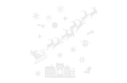 Naklejki świąteczne na okno – Wesołych Świąt