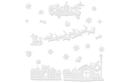 Naklejki świąteczne na okno – Wesołych Świąt