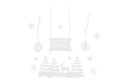 Naklejki świąteczne na okno – Christmas Time