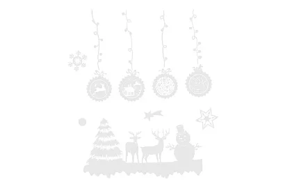 Naklejki świąteczne na okno – Christmas Time