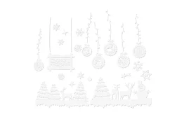 Naklejki świąteczne na okno – Christmas Time