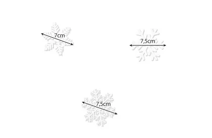 Naklejki świąteczne na okno – płatki