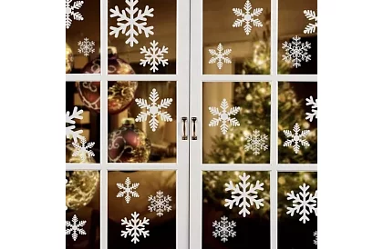 Naklejki świąteczne na okno – płatki