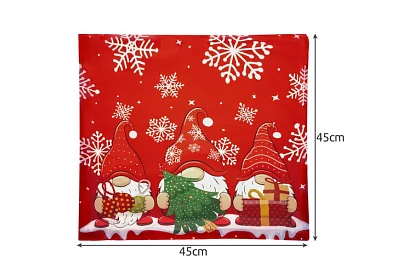Dekoracyjna poszewka na poduszkę 45 × 45 cm – motyw skrzaty
