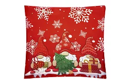 Dekoracyjna poszewka na poduszkę 45 × 45 cm – motyw skrzaty