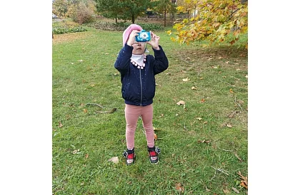 Aparat cyfrowy dla dzieci Full HD z kartą 32GB – niebieski