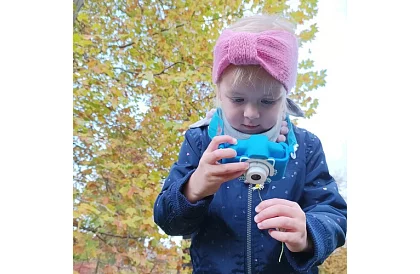 Aparat cyfrowy dla dzieci Full HD z kartą 32GB – niebieski