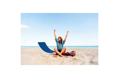 Składane leżak plażowy + torba