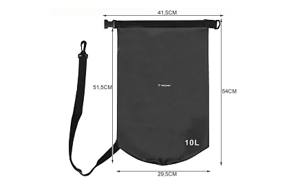 Wodoodporny worek 10 litrów – czarny Dry Bag